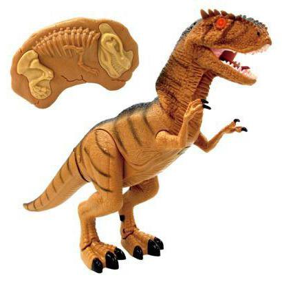 Kauko-ohjaimen lasten lelu-dinosaurus: tarkastelu, tyypit, valmistajat ja arvostelut