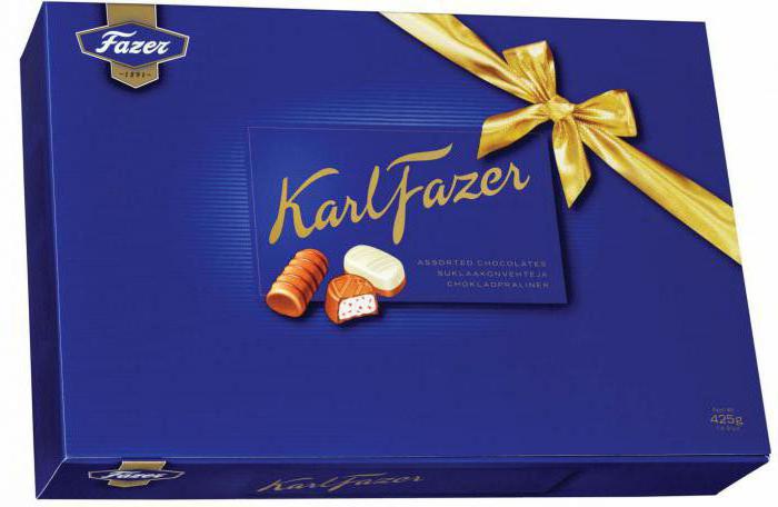Yritys Fazer - suklaa kuuluisien makeisten parhaista perinteistä