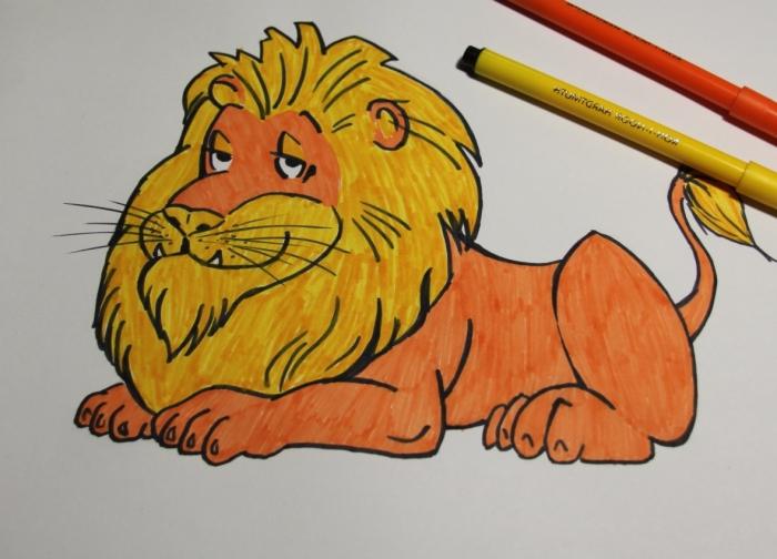 Miten tehdä leijona sarjakuva (aloittelijoille)