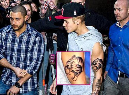 Justin Bieber: tatuoinnit tatuoinnit?